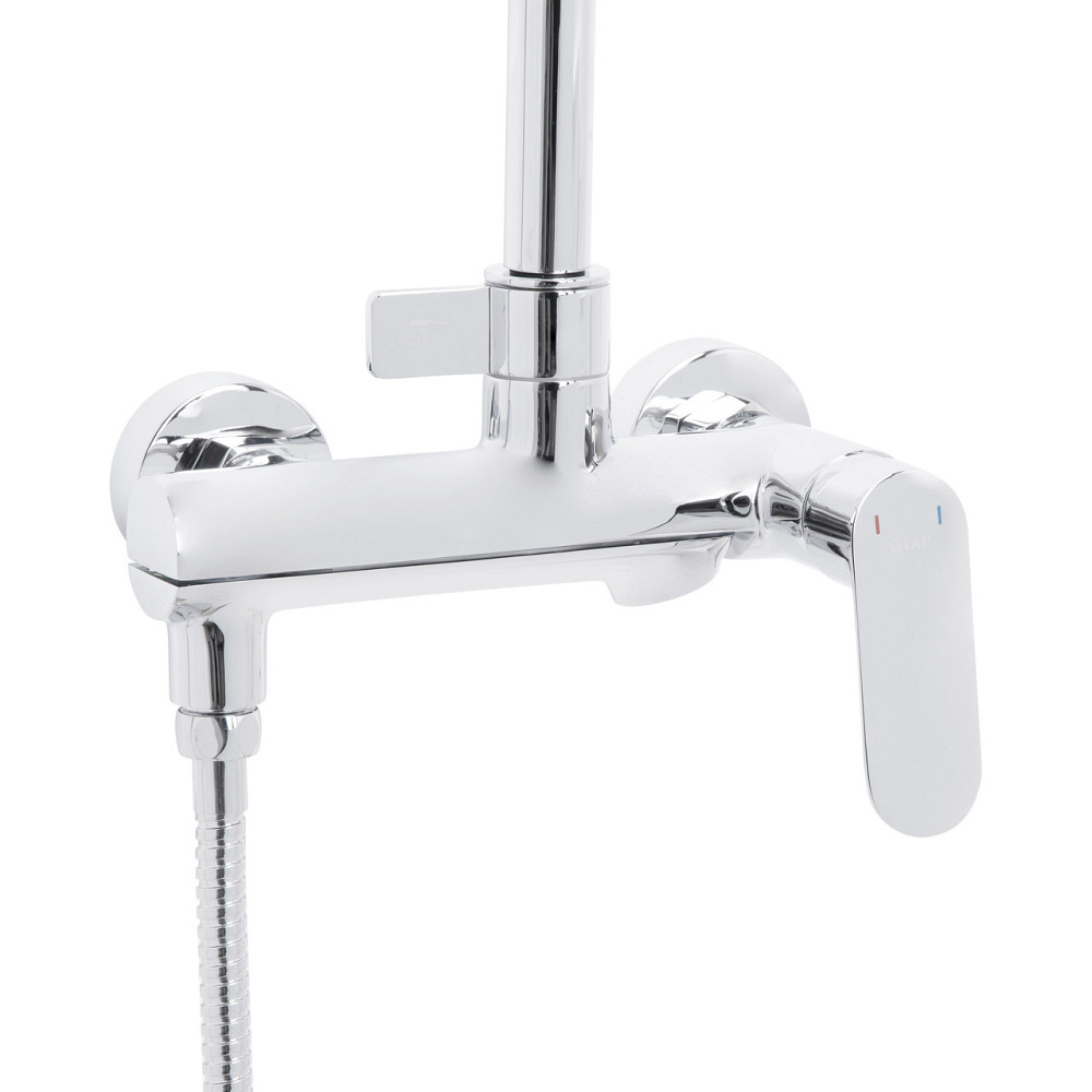 Душова система універсальна Qtap Evia на три споживачі (з виливом) QTEVI111CRM47583 Chrome Київ - фото 4