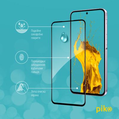 Скло захисне Piko Full Glue Samsung A36 Black (1283126608100) Вінниця - фото 4
