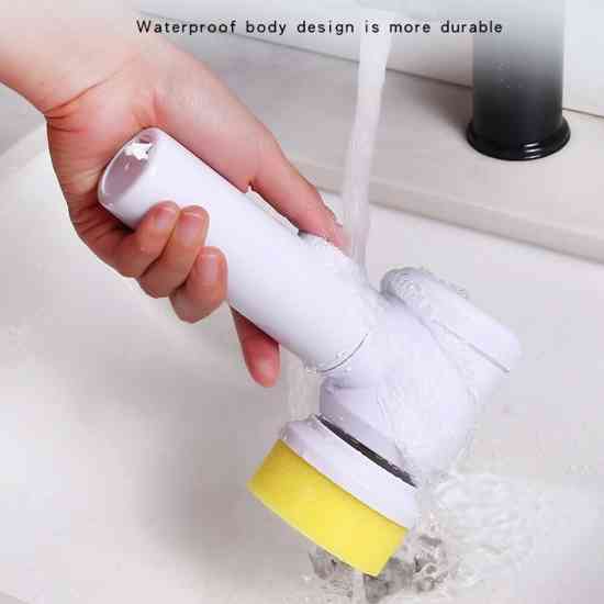 Электрическая щетка для мытья посуды с насадками Magic Brush. Многофункциональная аккумуляторная щетка для уборки 3в1 Винница