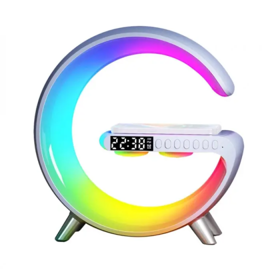 Настольная смарт лампа-ночник 4в1 G-Smart RGB G-11 FM-радио;Будильник; Таймер, Беспроводная зарядка  Киев