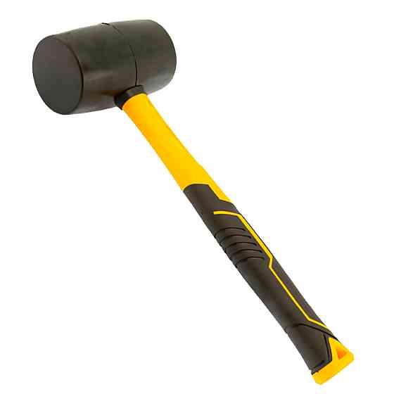 Sigma Киянка резиновая чёрная 225г фиберглассовая рукоятка SIGMA (4317341) Коломия