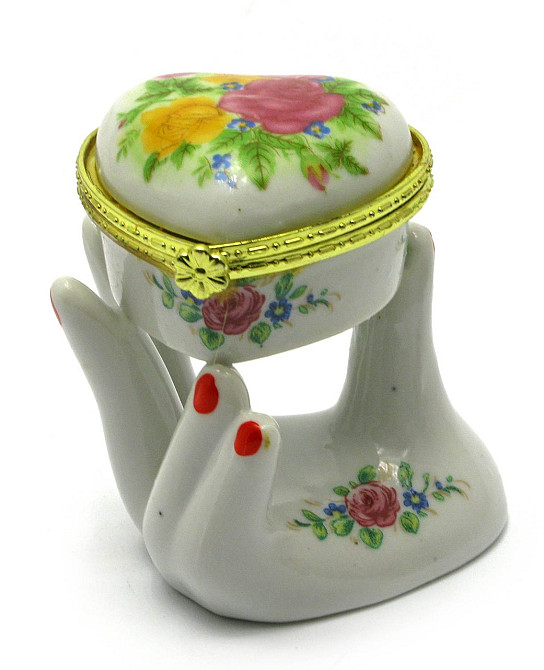 Шкатулка керамическая Рука и сердце Киев - изображение 1