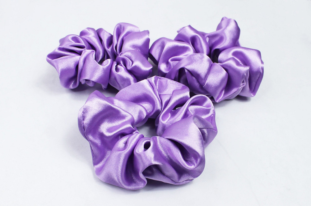 Набір гумок для волосся атласний Бузковий Харків - фото 1