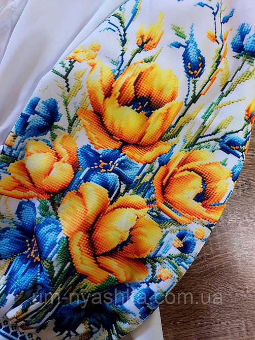 Жіноча сукня з узором Маки Кривий Ріг - фото 4