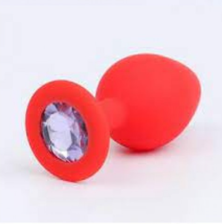 Анальная пробка, Red Silicone, Dimond S Sex Aura Киев