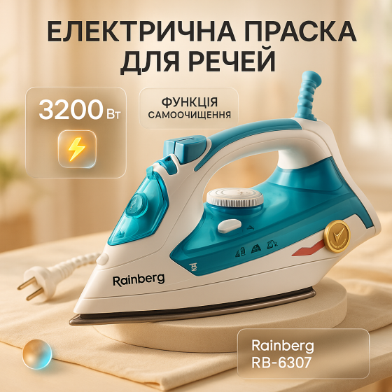 Сучасна парова праска, Хороша праска для прасування речей для одягу з функцією пари AO-94 Львів