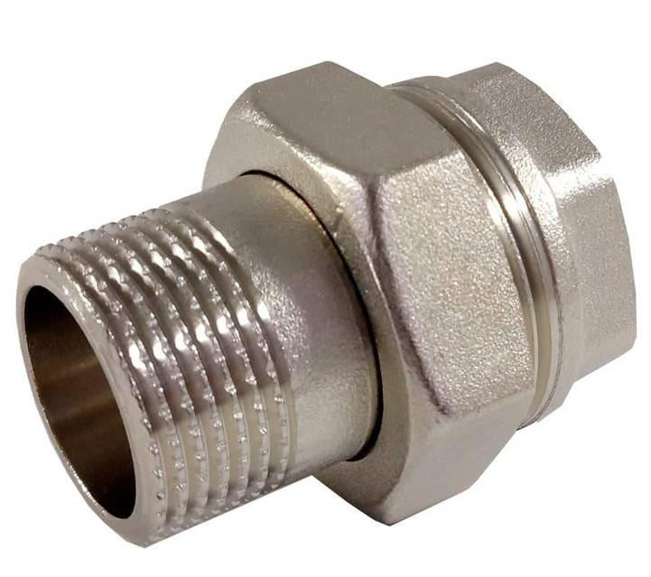 Угон-американка 1/2'' прямой стандарт, никель Харьков - изображение 2