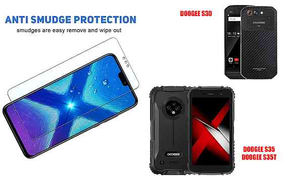 Защитное стекло NeoGlass для DOOGEE S30, S35, S35T – ультрапрозрачное и устойчивое Киев