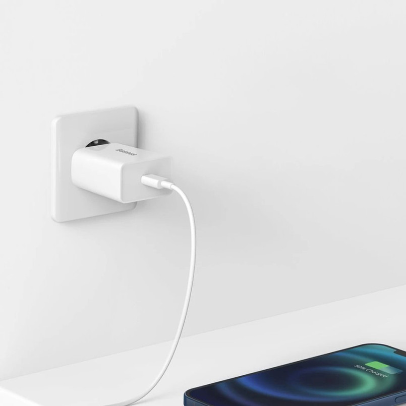 Мережевий зарядний пристрій Baseus Speed Mini PD Charger 20W 1 Type-C білий Львів - фото 9
