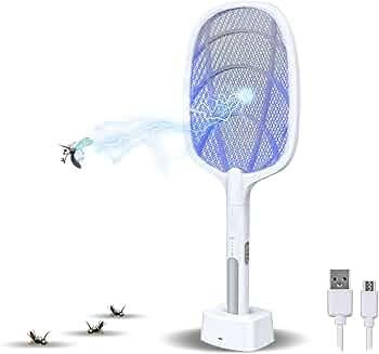 Електрична мухобойка Mosquito Swatter з LED-підсвічуванням, акумулятором і USB зарядкою Одеса - фото 2