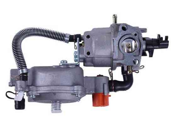 Карбюратор із газовим редуктором на бензиновий двигун мотоблок 168F Мукачево
