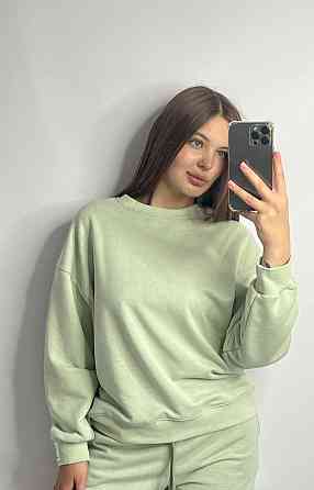 Світшот жіночий трикотажний Зелений яблуко M/L Харків