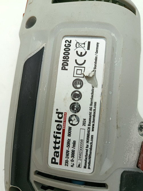 Ударний дриль Pattfield PDI800G2 (800 Вт) (Б клас) Луцьк - фото 3