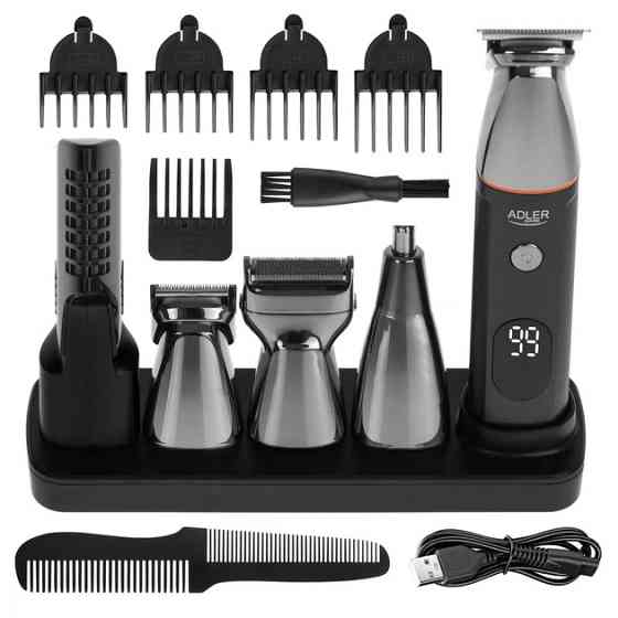 Тример 5в1 ADLER AD 2946 POLAND акумуляторний для стрижки волосся носа бороди тіла бритва ZV-76 Львів