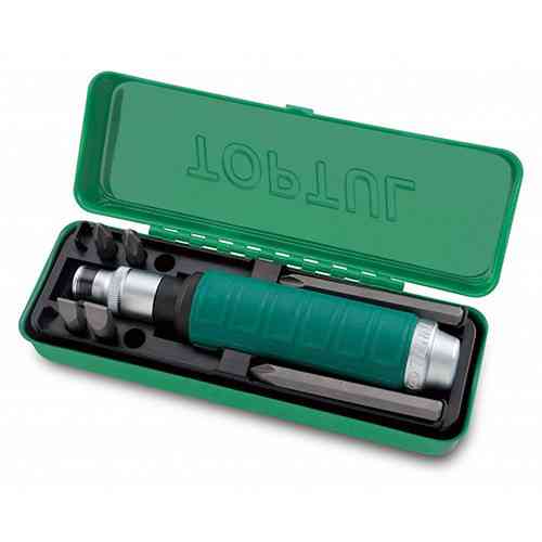 Ударно-поворотна викрутка з насадками TOPTUL 8ед. GAAD0808 Одеса