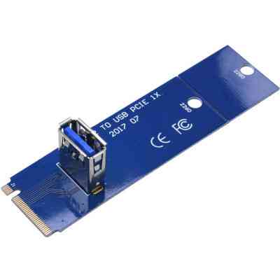 Райзер Dynamode NGFF M.2 Male to USB 3.0 Female для PCI-E 1X (RX-riser-M.2-USB3.0-PCI-E) Винница