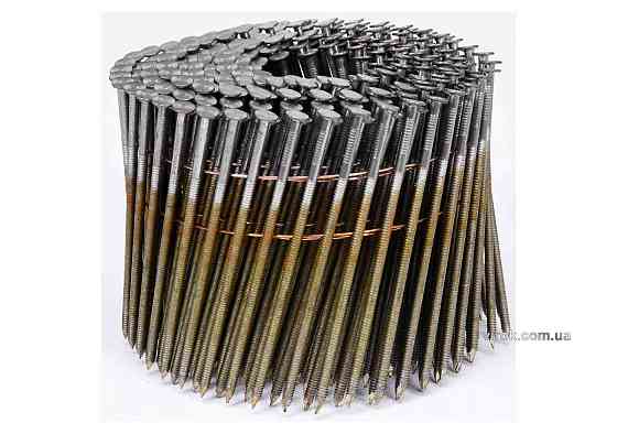 Цвяхи барабанні до пневматичного пістолета VOREL : L=90 мм, Ø=2.8 мм, 3000 шт. (YT-09214) [1] Одесса