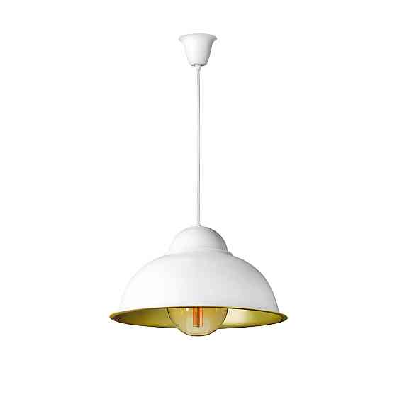 Підвісний світильник купол Dome СП 3614 WH+GD Київ