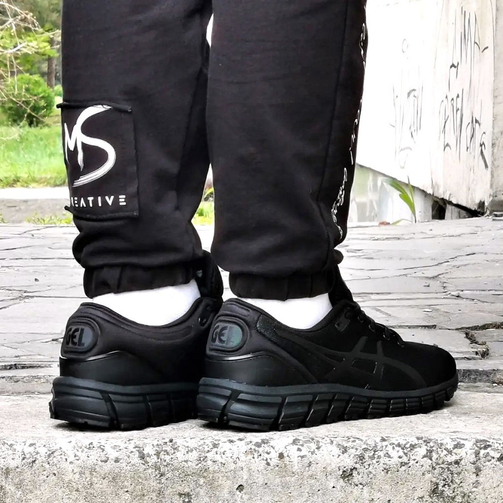 Кросівки Asics GEL Чорні Чоловічі Асикс Гель (розміри: 41,42,43,44,45,46) Відео Огляд Дніпро - фото 8