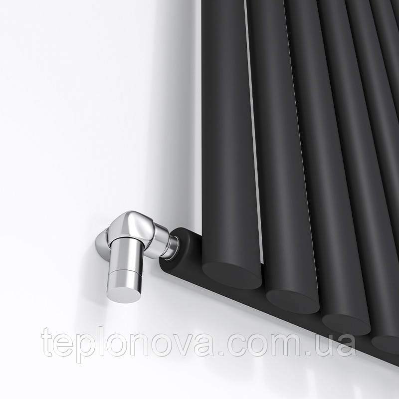 Дизайнерский радиатор 1500/472 (мм) чёрный мат IDEALE ADELE (боковое подключение) 11 8/1500/472 Черновцы - изображение 2