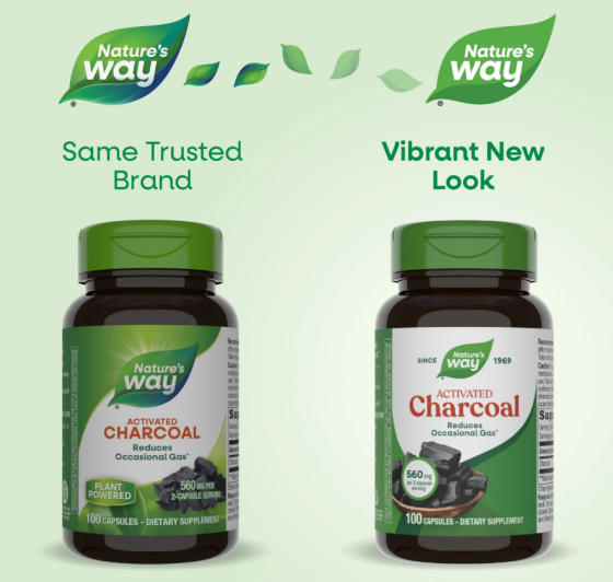 Активированный уголь Nature's Way Charcoal Activated 100 капс Киев