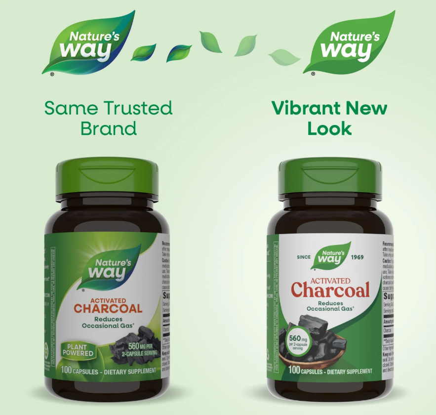 Активированный уголь Nature's Way Charcoal Activated 100 капс Киев - изображение 5