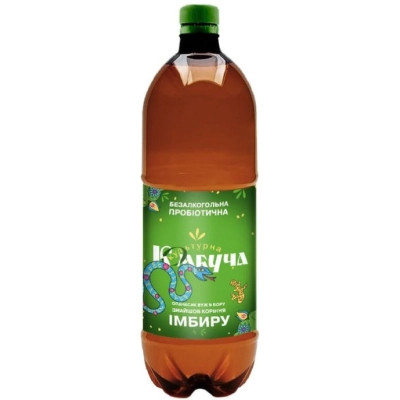 Напій Культурна Комбуча Імбир 500 мл (4820267900259) Вінниця - фото 1