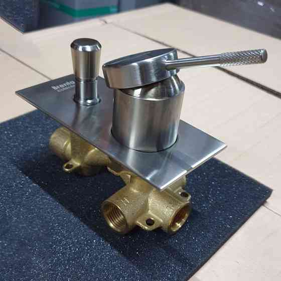 Змішувач прихованого монтажу IMPRESE BRENTA на 2 споживачі нікель Київ