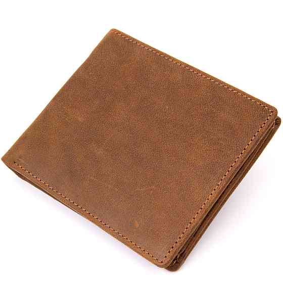 Портмоне унисекс матовое Vintage 20421 Коричневое Киев