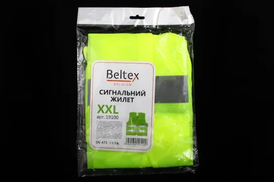 Живет безпеки світлоовідбивця XXL 100г/м2 салатовий Beltex Вінниця