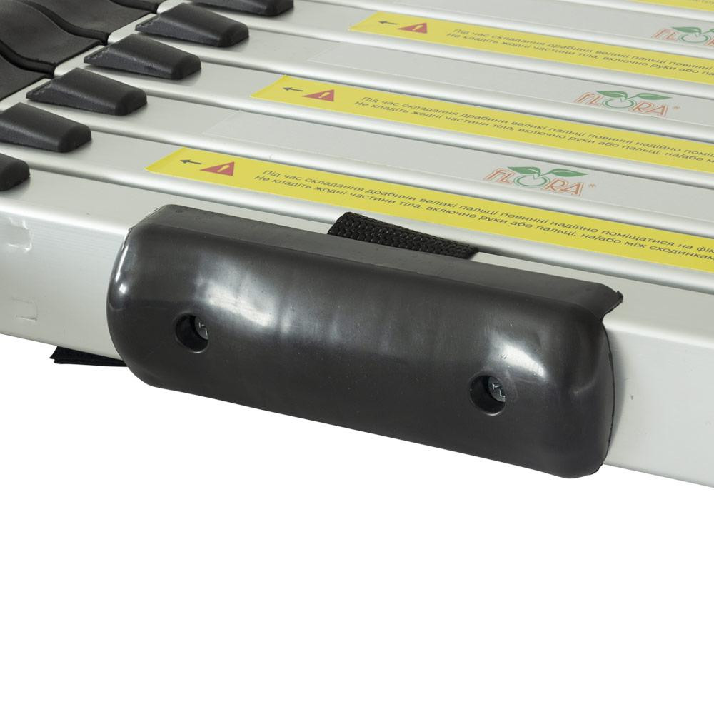 Драбина телескопічна 9 щаблів 2.6м FLORA (5033594) Київ - фото 8