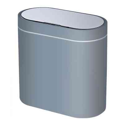 Контейнер для сміття JAH Сенсорний Овальний Сірий 8 л (6605) Вінниця