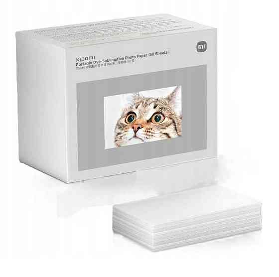 Фотобумага Xiaomi Portable Dye-Sublimation Photo Paper (50 Sheets) Киев