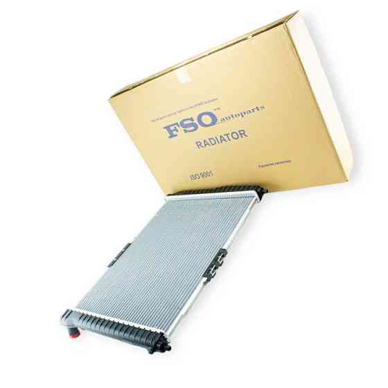 Радиатор двигателя Chevrolet Aveo 1.6, 1.4 механика с кондиционером (600 мм) охлаждения Мукачево