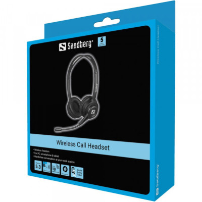 Наушники Sandberg Wireless Call Headset Bluetooth Black (126-43) Винница - изображение 5