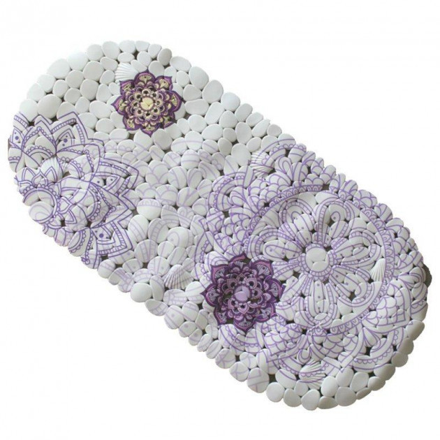 Коврик противоскользящий для ванны и душа резиновый ПВХ, нескользящий, люкс качество с рисунком Каменец-Подольский - изображение 1