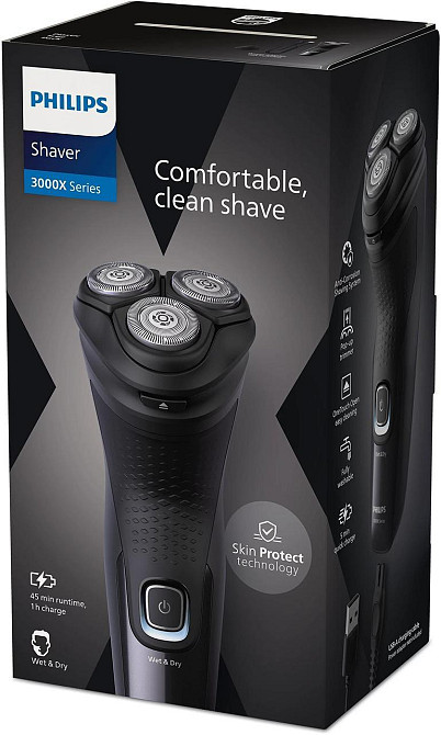 Електробритва Philips X3051/00 Чорний Харьков - изображение 6