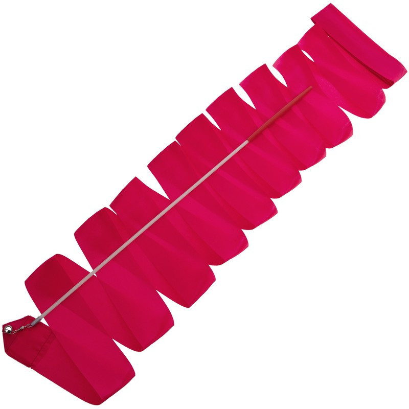 Стрічка для художньої гімнастики 5516 Вишнёвое - изображение 4