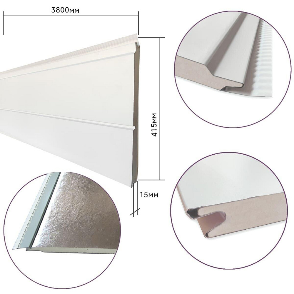 Фасадная PU панель 415х15х3800мм SW-00001719 Киев - изображение 3