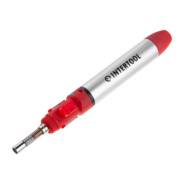 Пальник газовий INTERTOOL GB-0005, 12 мл, комплект аксесуарів 7 од. пальник для мікропайки Львів - фото 3