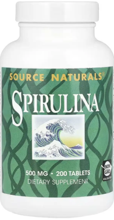 Спіруліна Source Naturals Spirulina 500 mg 200 таб Київ