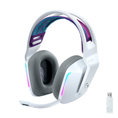 Навушники Logitech G733 Lightspeed Wireless RGB Gaming Headset White (981-000883) Вінниця - фото 1