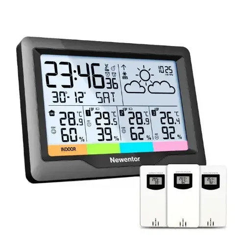 Беспроводная метеостанция с барометром и ЖК-дисплеем Киев - изображение 1