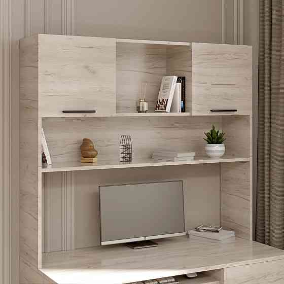 Надстройка для стола Эверест Соната Дуб крафт белый (DTM-2717) Львов