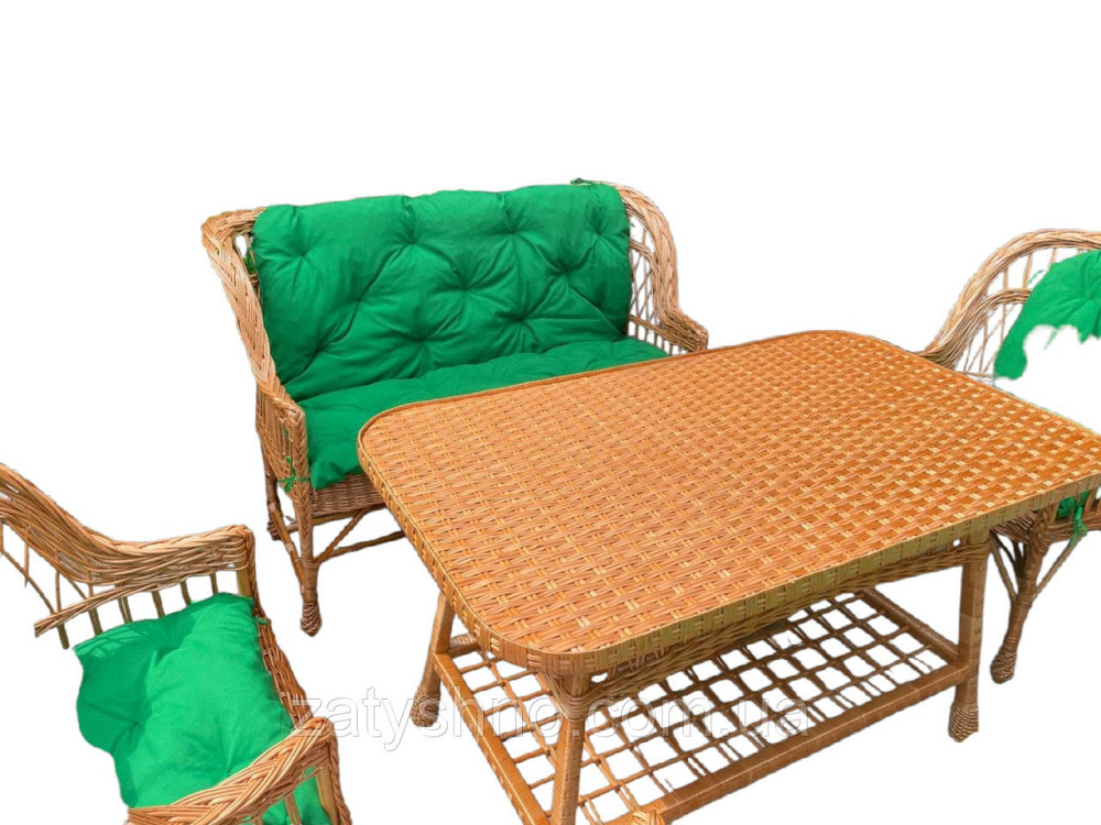 Набір меблів з лози з 2 диванами. Київ - фото 6