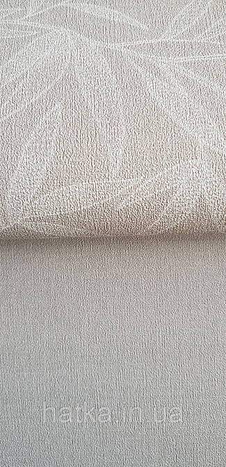 Шпалери вінілові на флізеліні метрові Rasch Novella 1,06х10 однотонні матові структурні бежеві Київ - фото 5