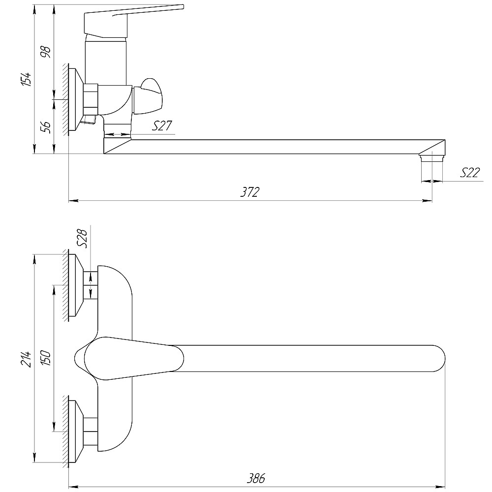 Змішувач для ванни DOMINO ALICANTE DAA-208 Луцк - изображение 7