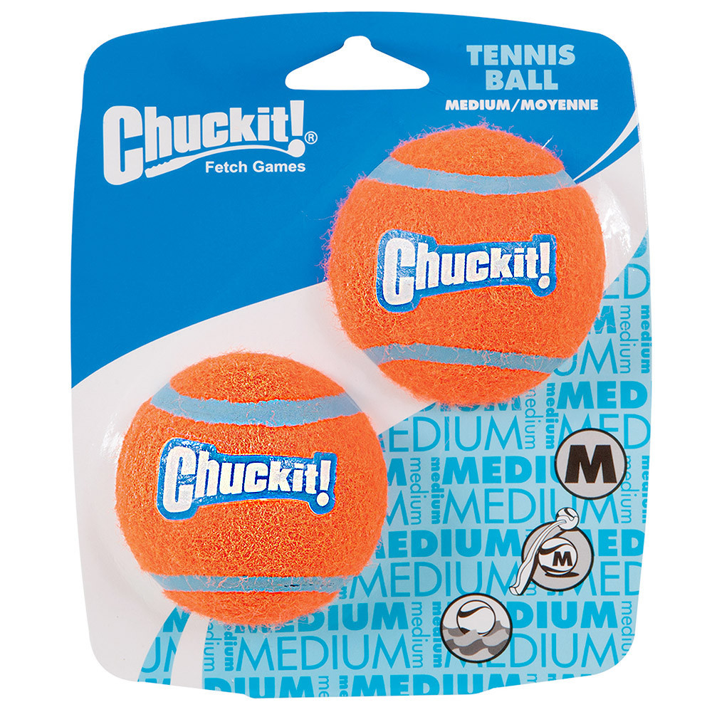 Тенісний м'ячик Chuckit! Tennis Balls іграшка для собак розмір M, набір 2 шт Вінниця - фото 1