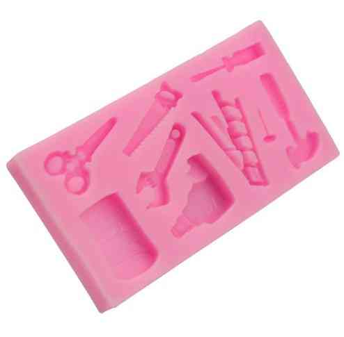 Молд силиконовый Набор инструментов 110 на 52 мм розовый Киев