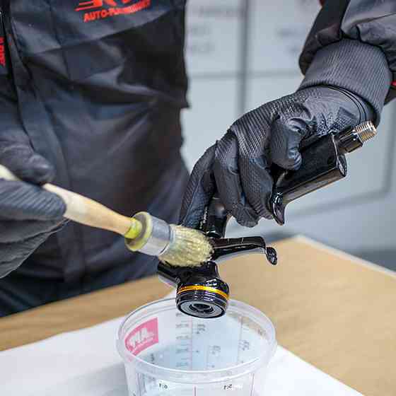 Рукавички нітрилові (0,2мм) одноразові ромбовидні 